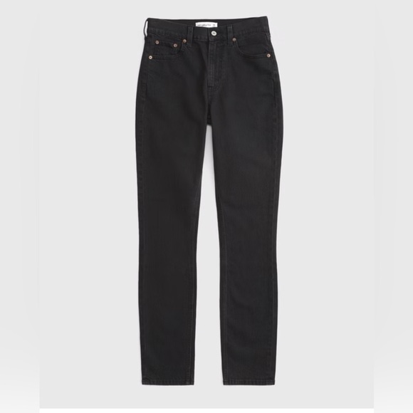 Abercrombie & Fitch Denim - Abercrombie & Fitch The Skinny Black High Rise Jeans